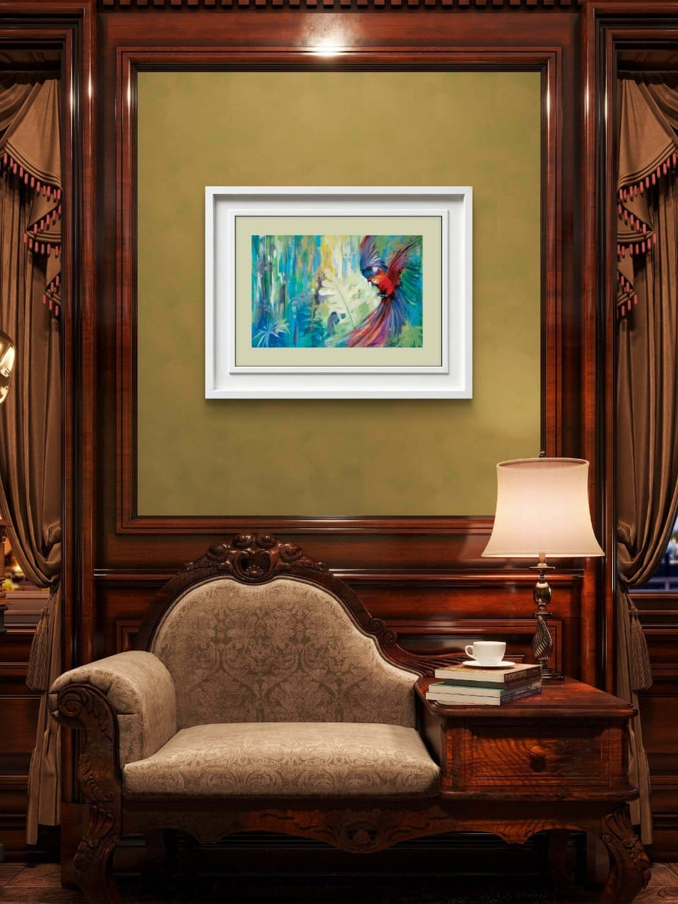 Espíritu Escarlata. Limited Edition Canvas Giclée | Edition of 25 | Signed & Numbered
